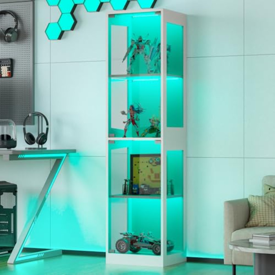 Collectible Collection - Koleksiyonluk eşyalar için RGB ışıklı cam