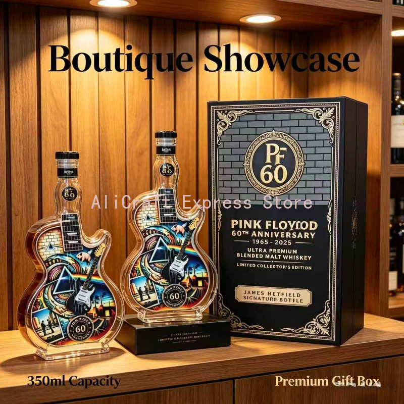 Vintage Rock Desenli Gitar Şek - Vintage Collectible Liquor Bottles incelemesi ve fiyatı