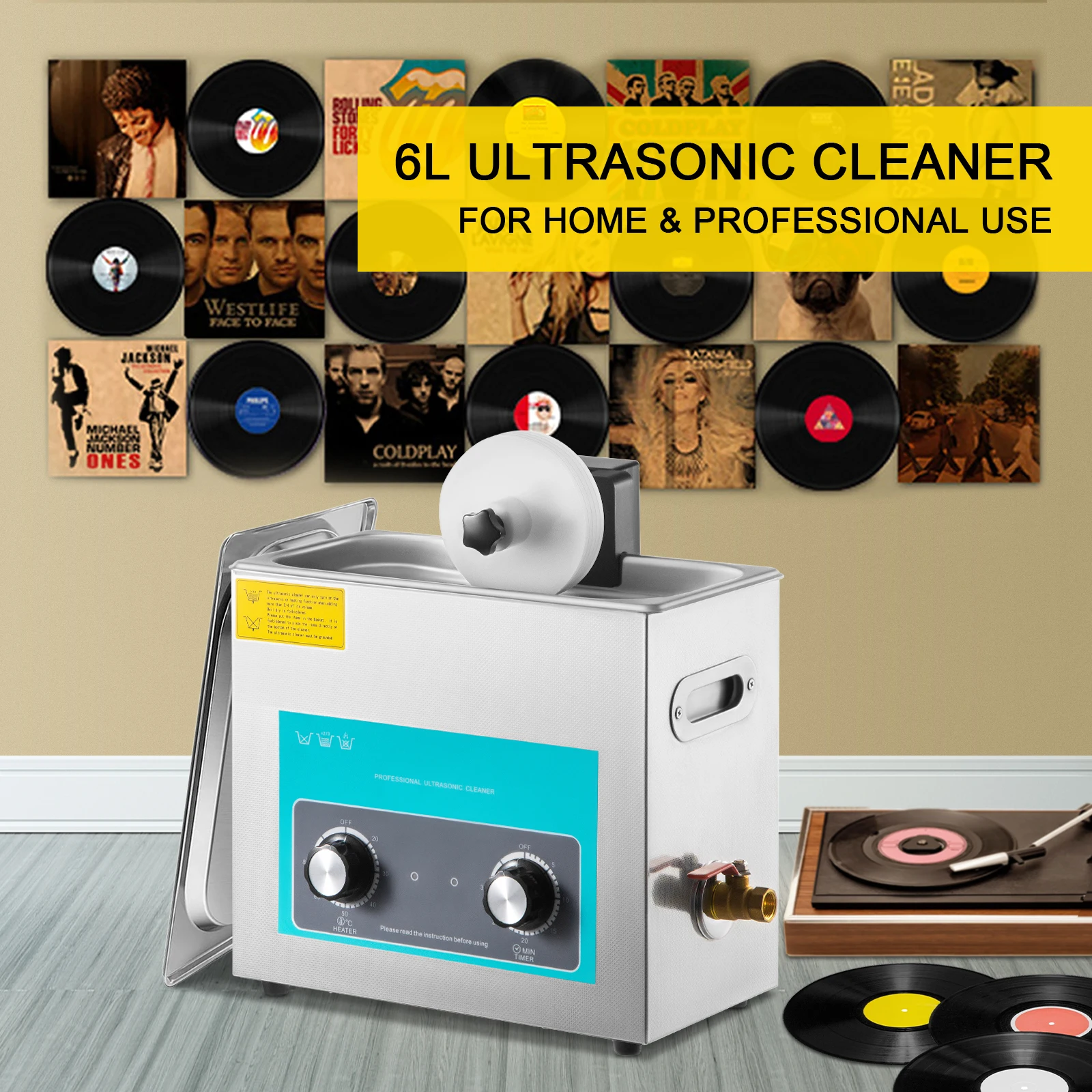 SIHAO 6L Ultrasonik Plak Temiz - Vinyl Record Cleaner incelemesi ve fiyatı