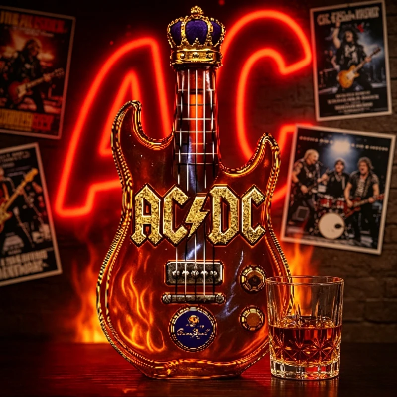Retro Elektro Gitar Şeklinde V - Vintage Collectible Liquor Bottles incelemesi ve fiyatı